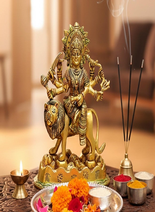 إسبلانيد تمثال نحاسي eSplanade Maa Durga MATA Rani Murti Idol (6.5 بوصة) - Image 1
